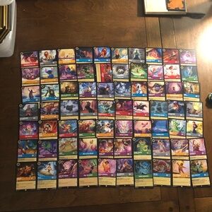 70 Lorcana cards bulk LOT 4